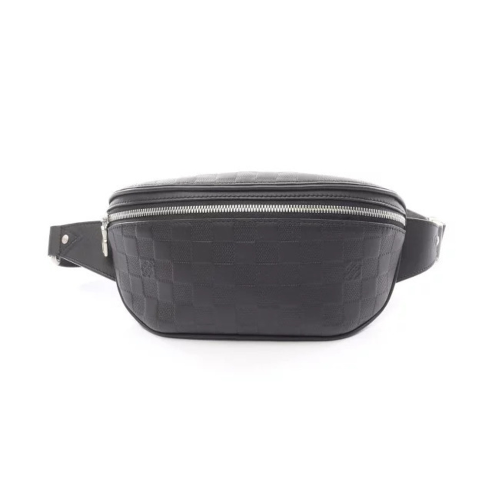 Louis Vuitton Bumbag Waist Bag Body Leather Damier Infini Black